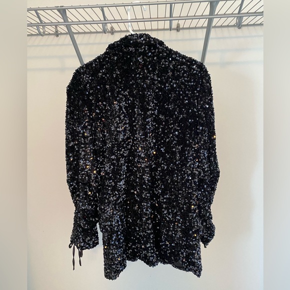 Black sparkly blazer - Picture 2 of 3